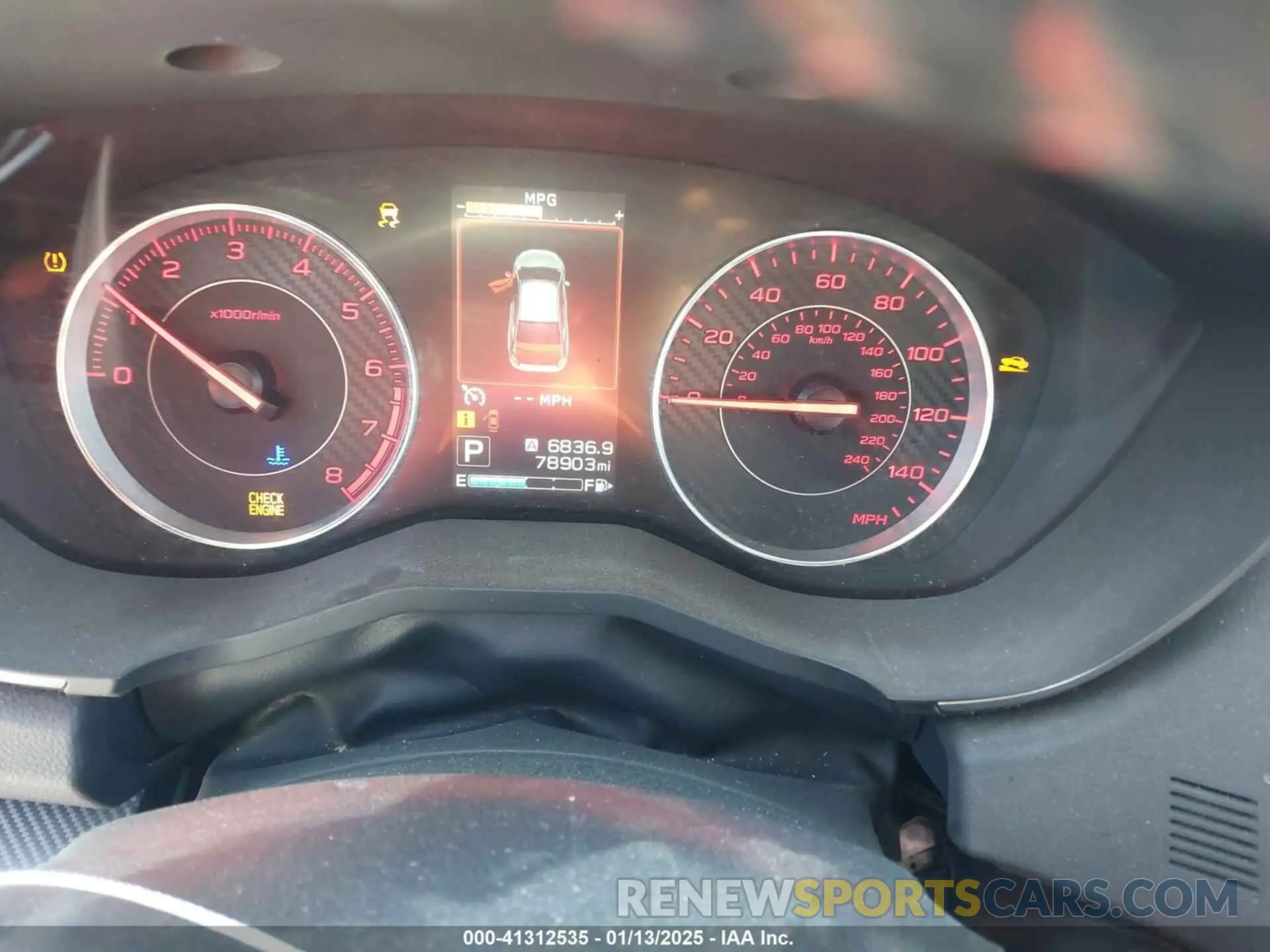7 fotografías del automóvil dañado 4S3GKAJ65K3606431 SUBARU IMPREZA 2019