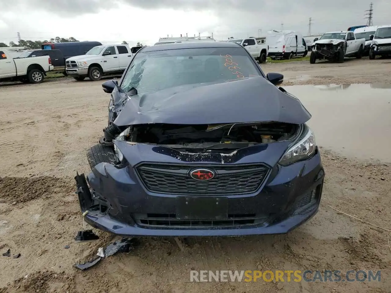 5 fotografías del automóvil dañado 4S3GKAJ66K3616918 SUBARU IMPREZA 2019