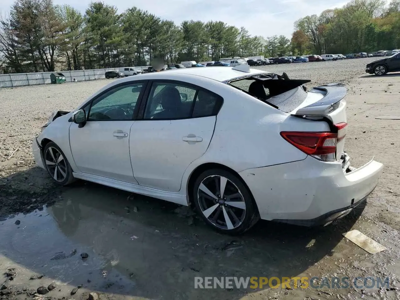 2 fotografías del automóvil dañado 4S3GKAM62K3619357 SUBARU IMPREZA 2019