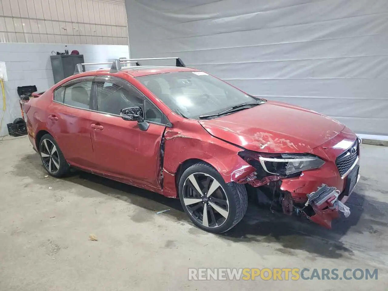 4 fotografías del automóvil dañado 4S3GKAM64K3622132 SUBARU IMPREZA 2019