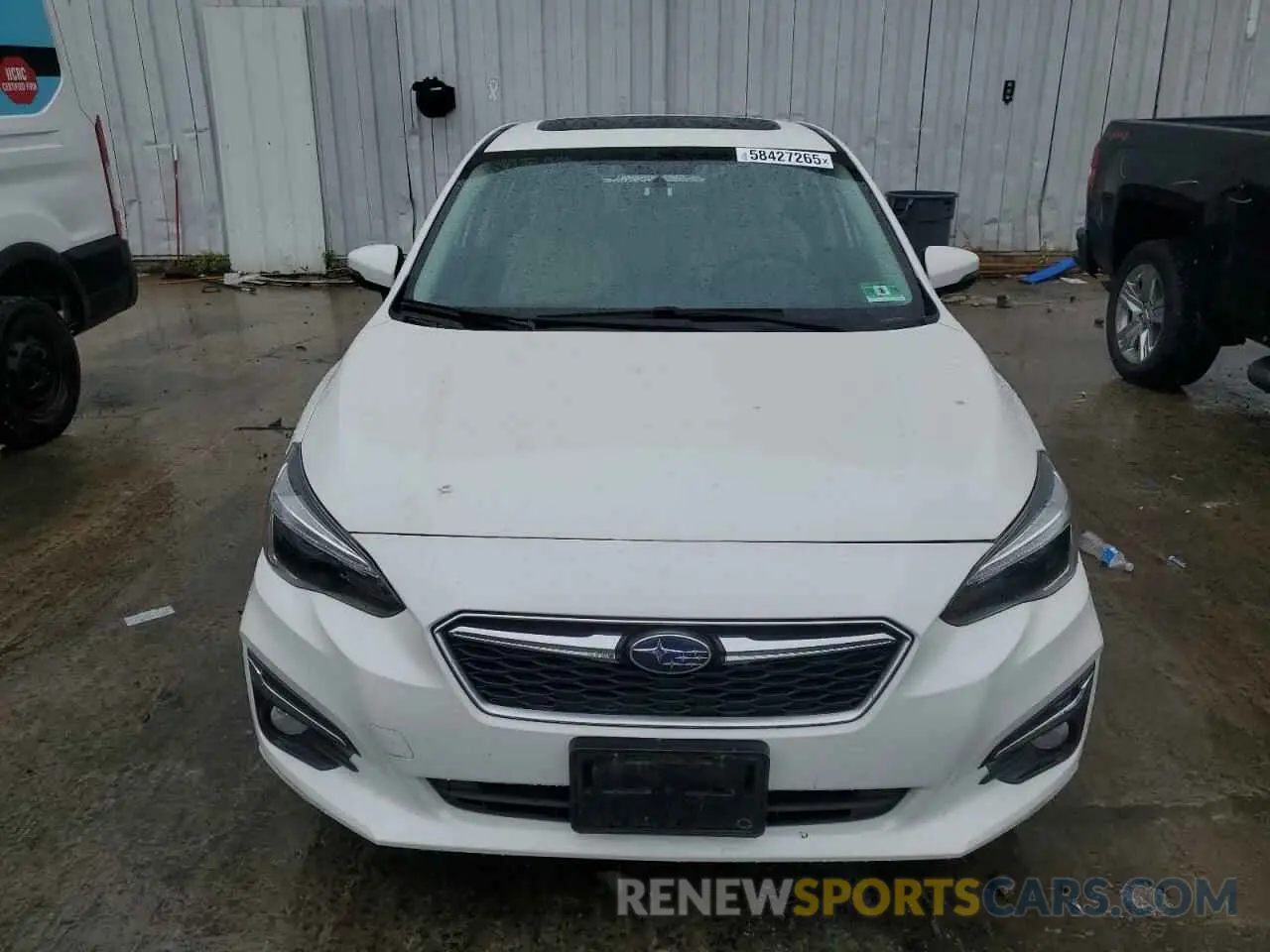 5 fotografías del automóvil dañado 4S3GKAT65K3600643 SUBARU IMPREZA 2019