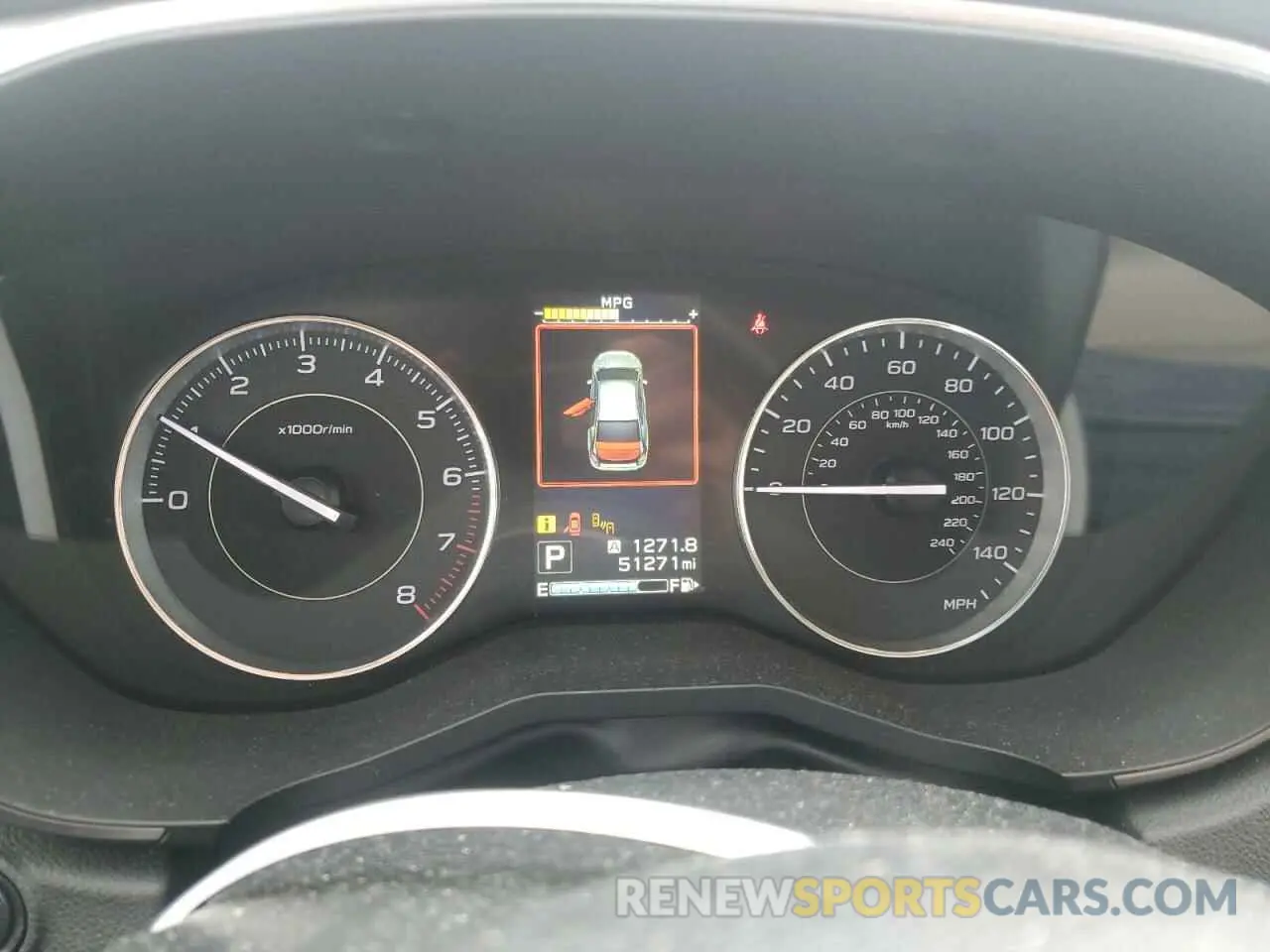 9 fotografías del automóvil dañado 4S3GKAT65K3600643 SUBARU IMPREZA 2019