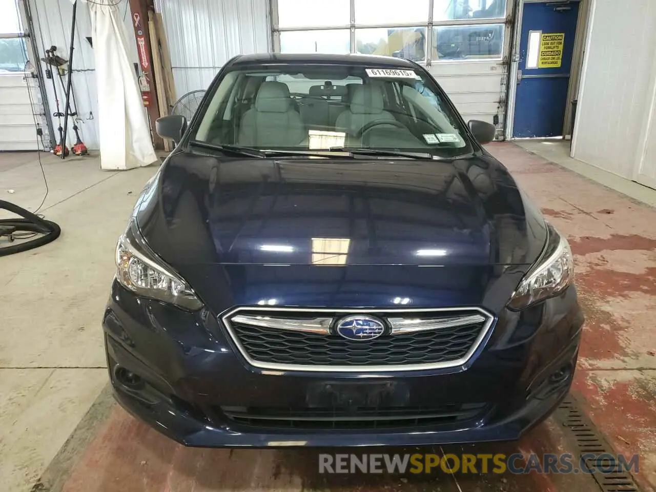 5 fotografías del automóvil dañado 4S3GTAA60K3725095 SUBARU IMPREZA 2019