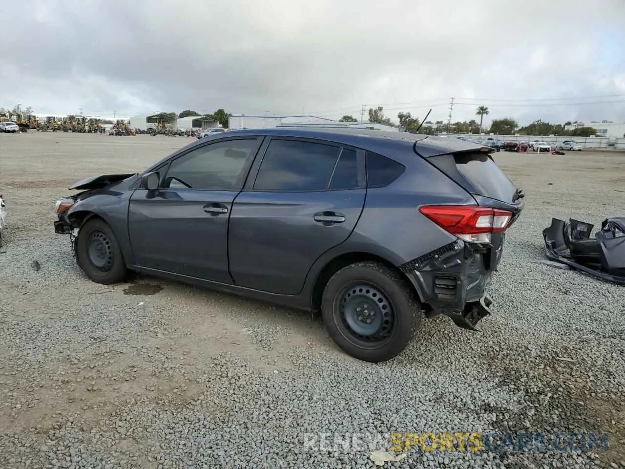 2 fotografías del automóvil dañado 4S3GTAA60K3741152 SUBARU IMPREZA 2019
