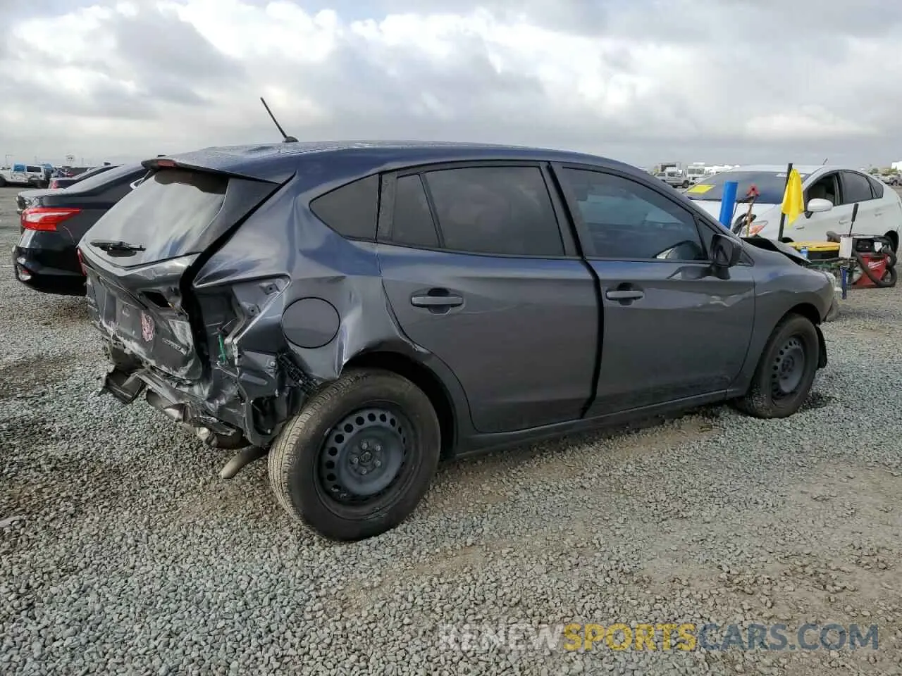 3 fotografías del automóvil dañado 4S3GTAA60K3741152 SUBARU IMPREZA 2019