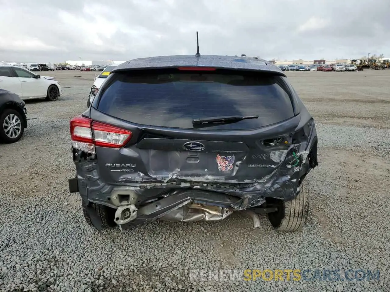 6 fotografías del automóvil dañado 4S3GTAA60K3741152 SUBARU IMPREZA 2019