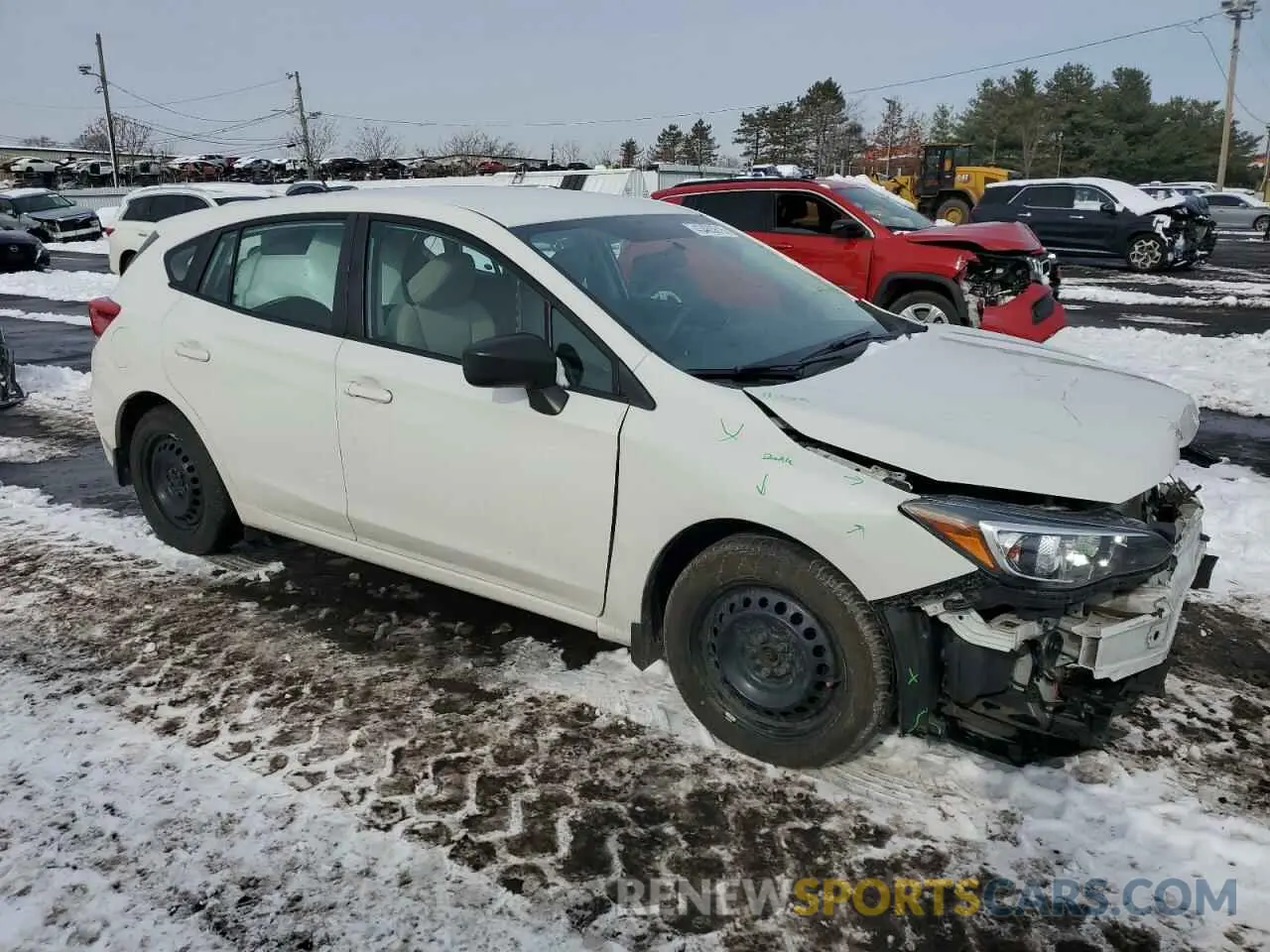 4 fotografías del automóvil dañado 4S3GTAA60K3748800 SUBARU IMPREZA 2019