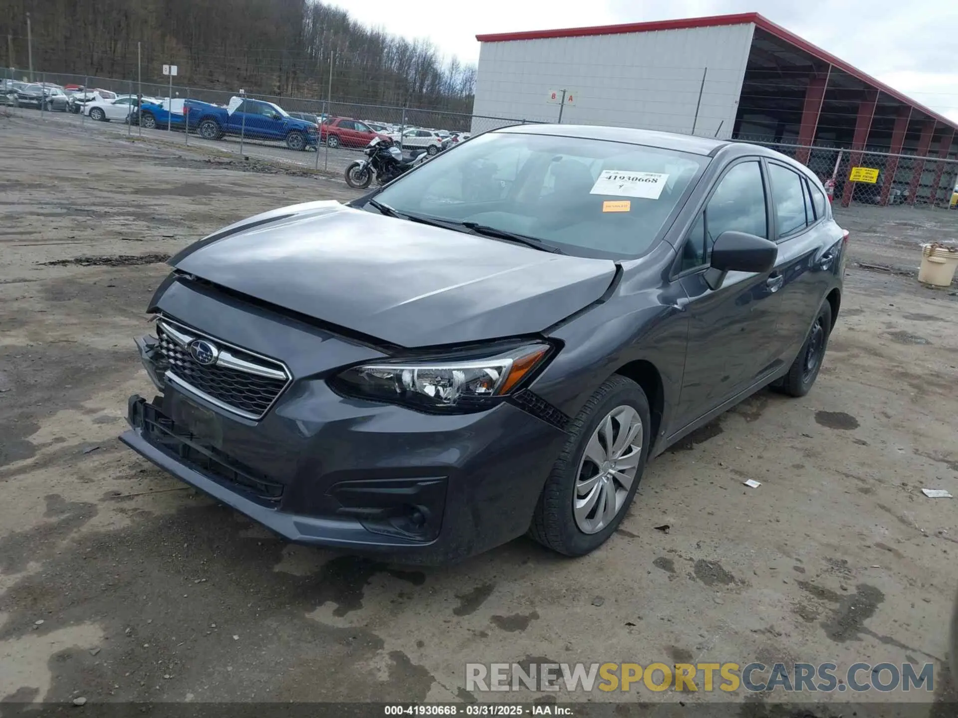 2 fotografías del automóvil dañado 4S3GTAA60K3758517 SUBARU IMPREZA 2019