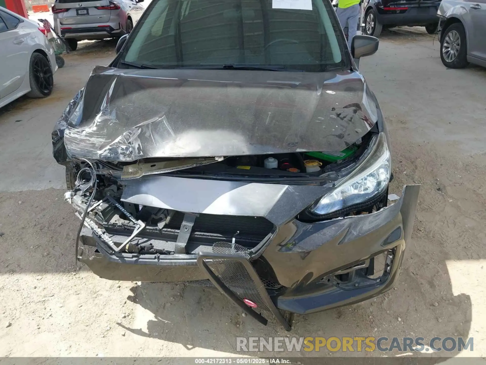 6 fotografías del automóvil dañado 4S3GTAA61K1740636 SUBARU IMPREZA 2019