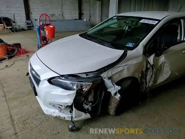 11 fotografías del automóvil dañado 4S3GTAA61K3728054 SUBARU IMPREZA 2019