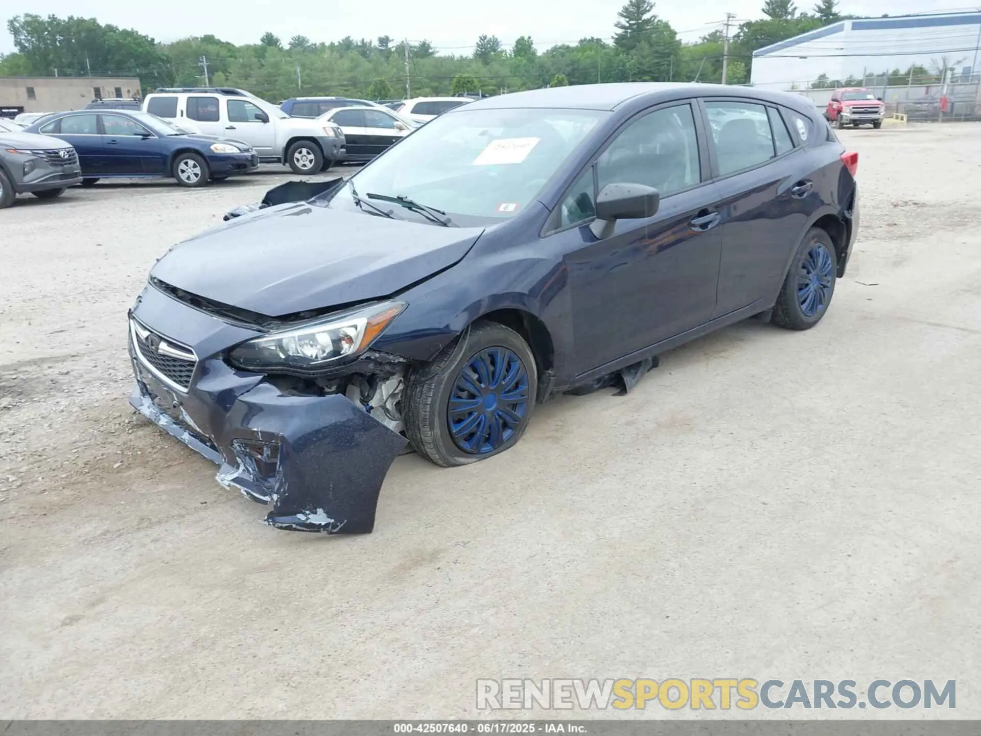 2 fotografías del automóvil dañado 4S3GTAA62K3750029 SUBARU IMPREZA 2019