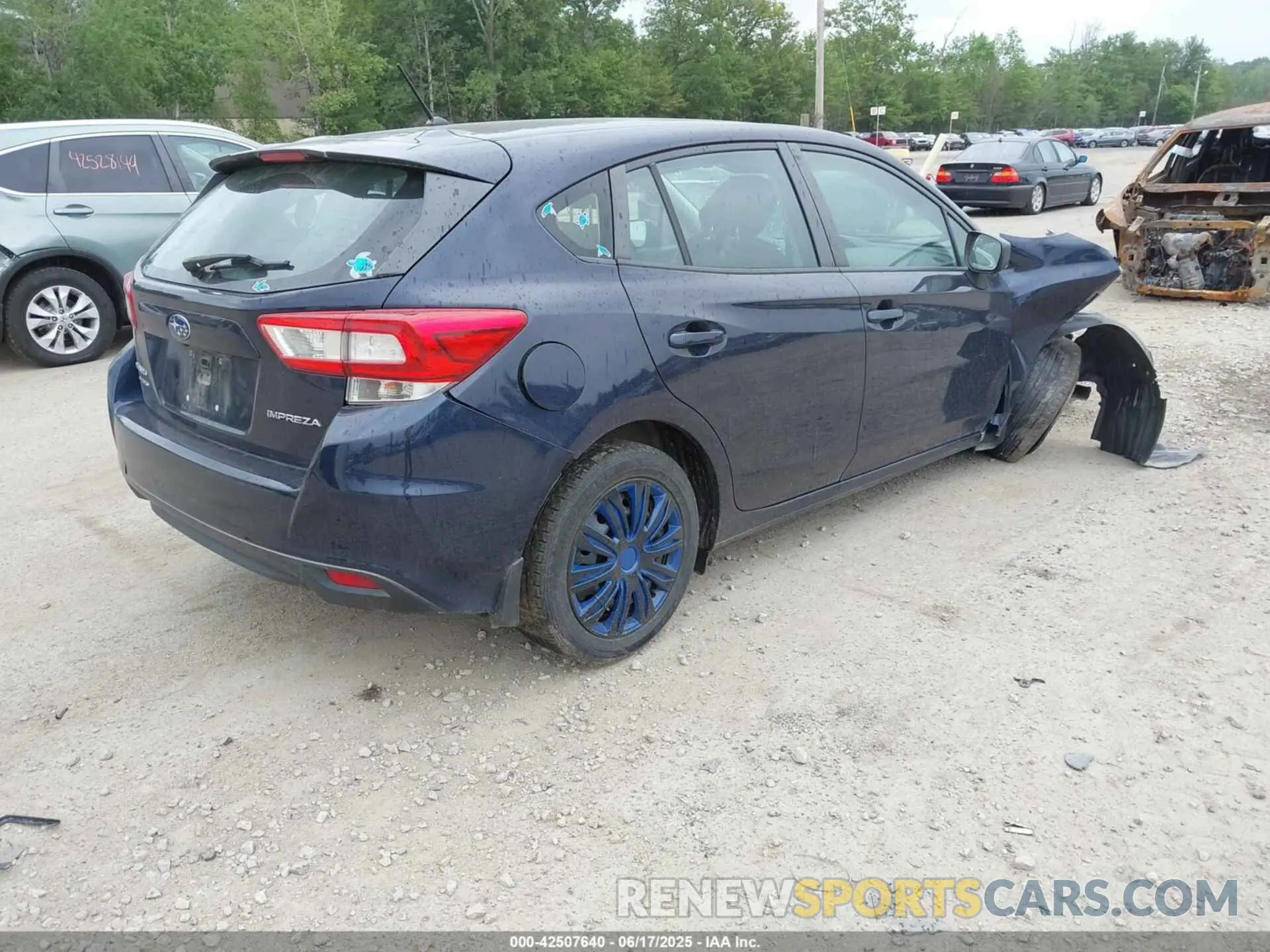 4 fotografías del automóvil dañado 4S3GTAA62K3750029 SUBARU IMPREZA 2019