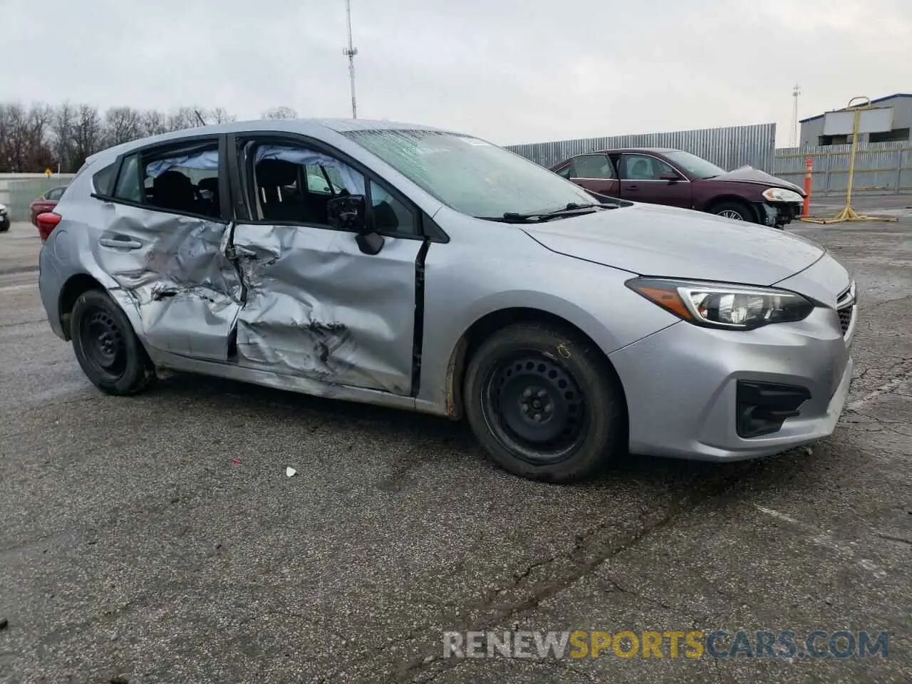 4 fotografías del automóvil dañado 4S3GTAA64K3700975 SUBARU IMPREZA 2019
