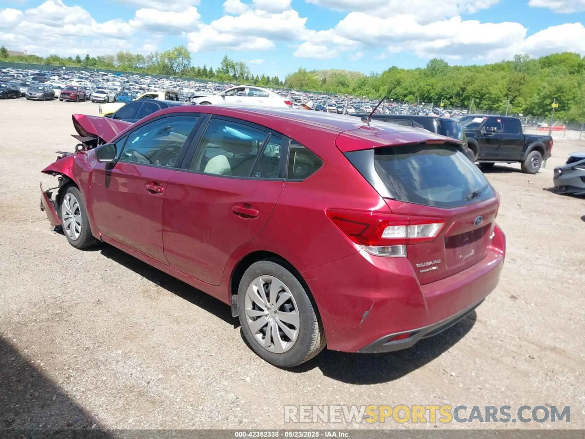 3 fotografías del automóvil dañado 4S3GTAA64K3704251 SUBARU IMPREZA 2019