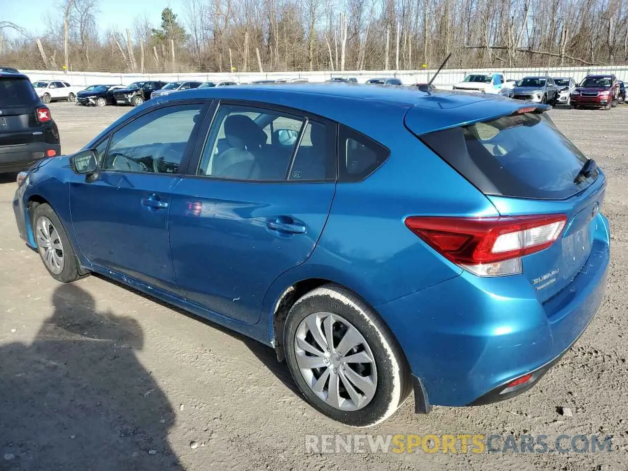 2 fotografías del automóvil dañado 4S3GTAA64K3760142 SUBARU IMPREZA 2019