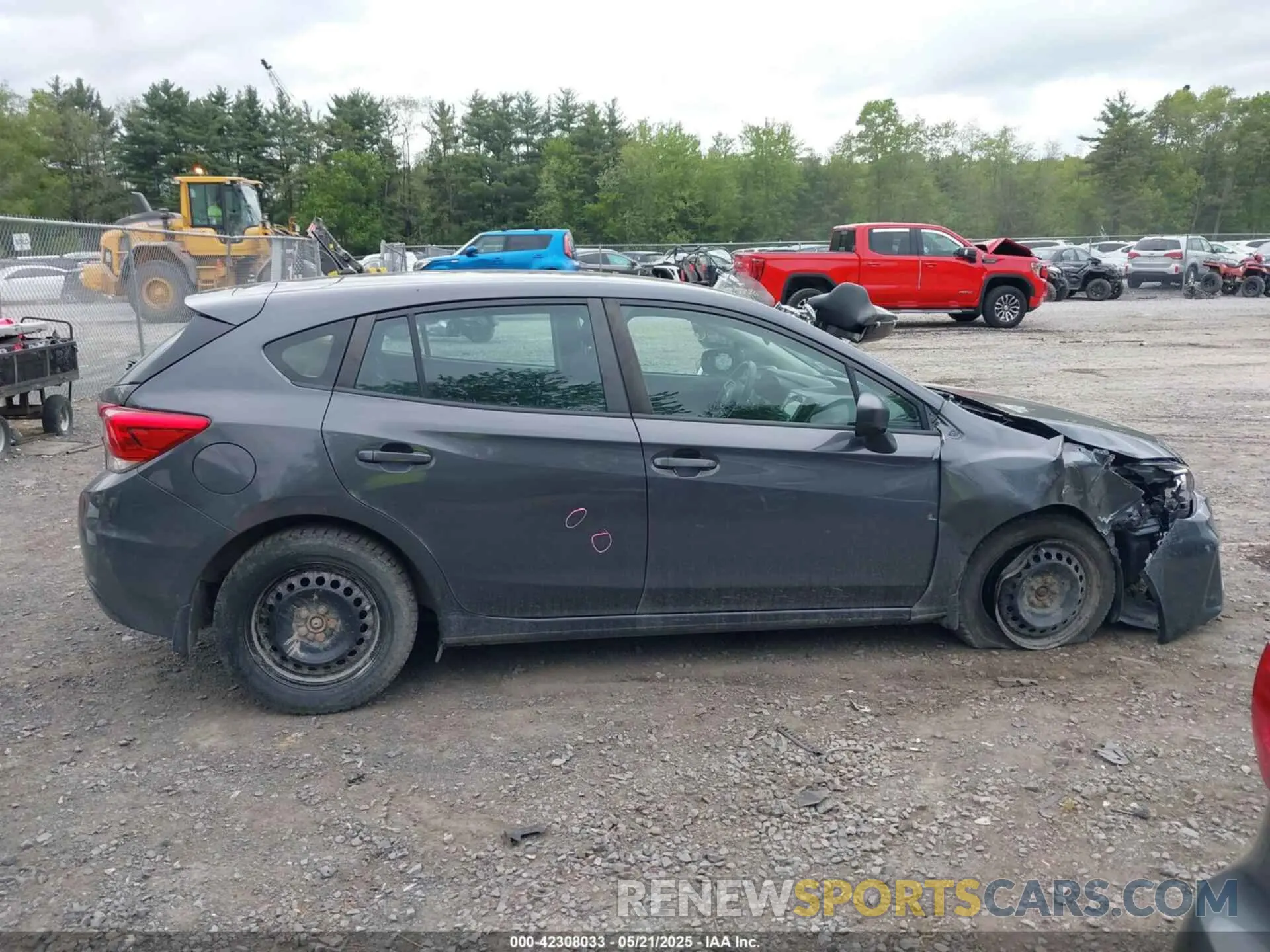 13 fotografías del automóvil dañado 4S3GTAA65K1733463 SUBARU IMPREZA 2019