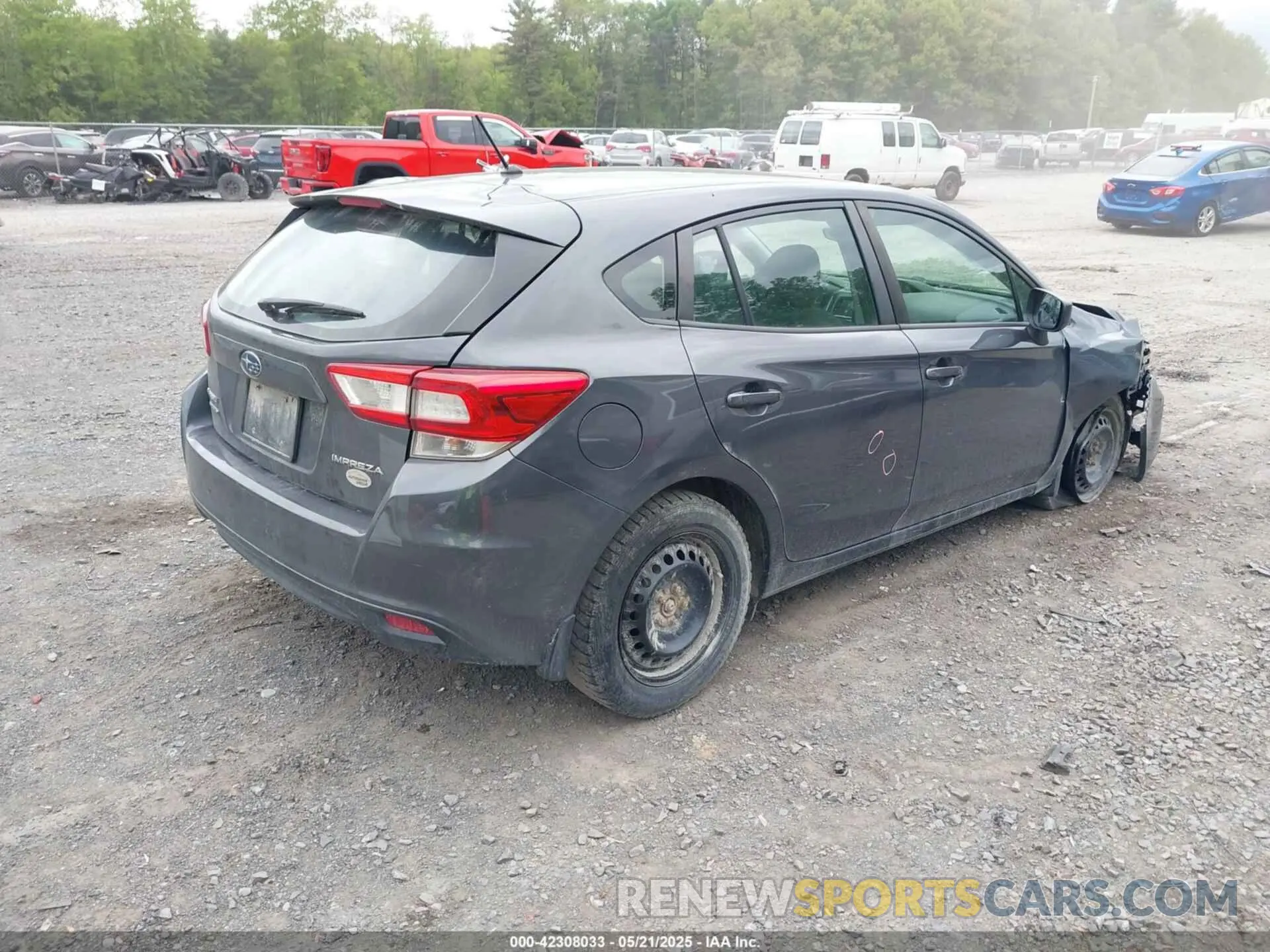 4 fotografías del automóvil dañado 4S3GTAA65K1733463 SUBARU IMPREZA 2019