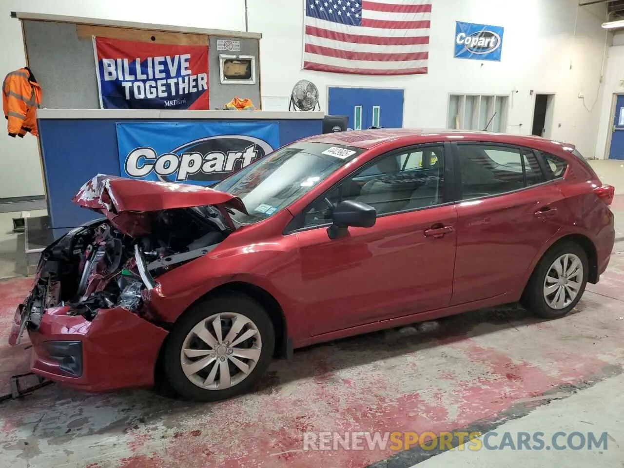 1 fotografías del automóvil dañado 4S3GTAA65K3728476 SUBARU IMPREZA 2019