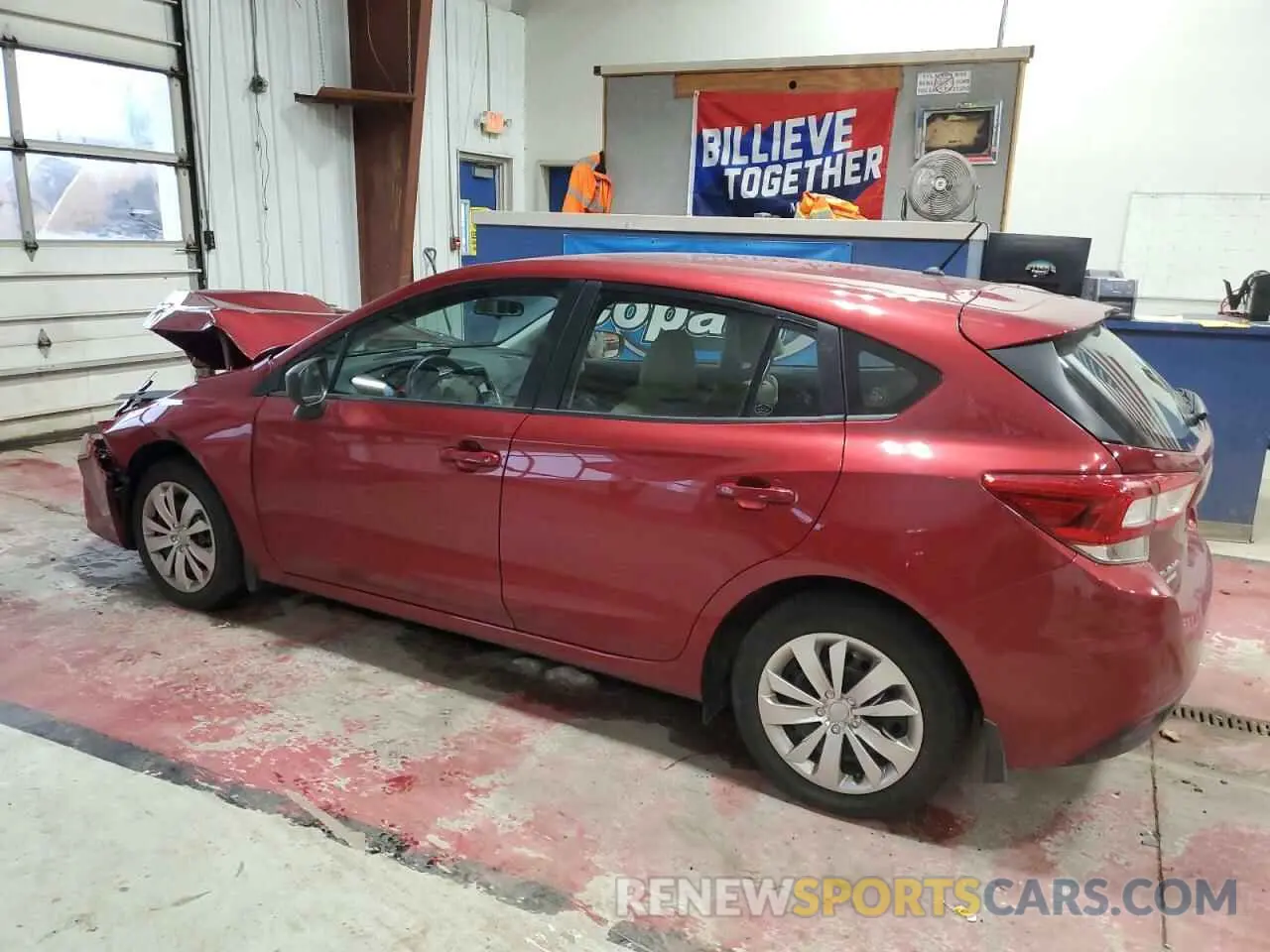 2 fotografías del automóvil dañado 4S3GTAA65K3728476 SUBARU IMPREZA 2019