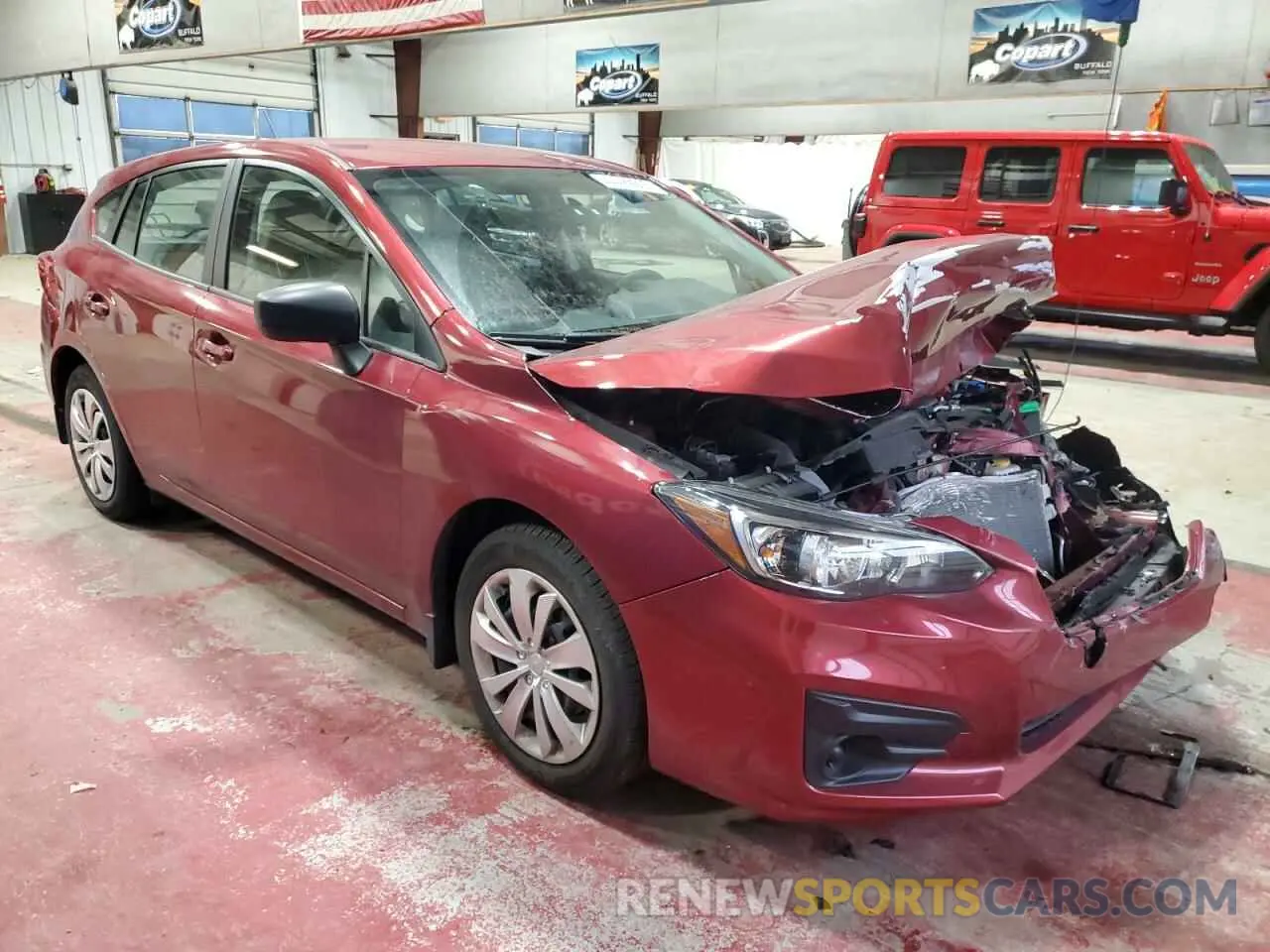 4 fotografías del automóvil dañado 4S3GTAA65K3728476 SUBARU IMPREZA 2019