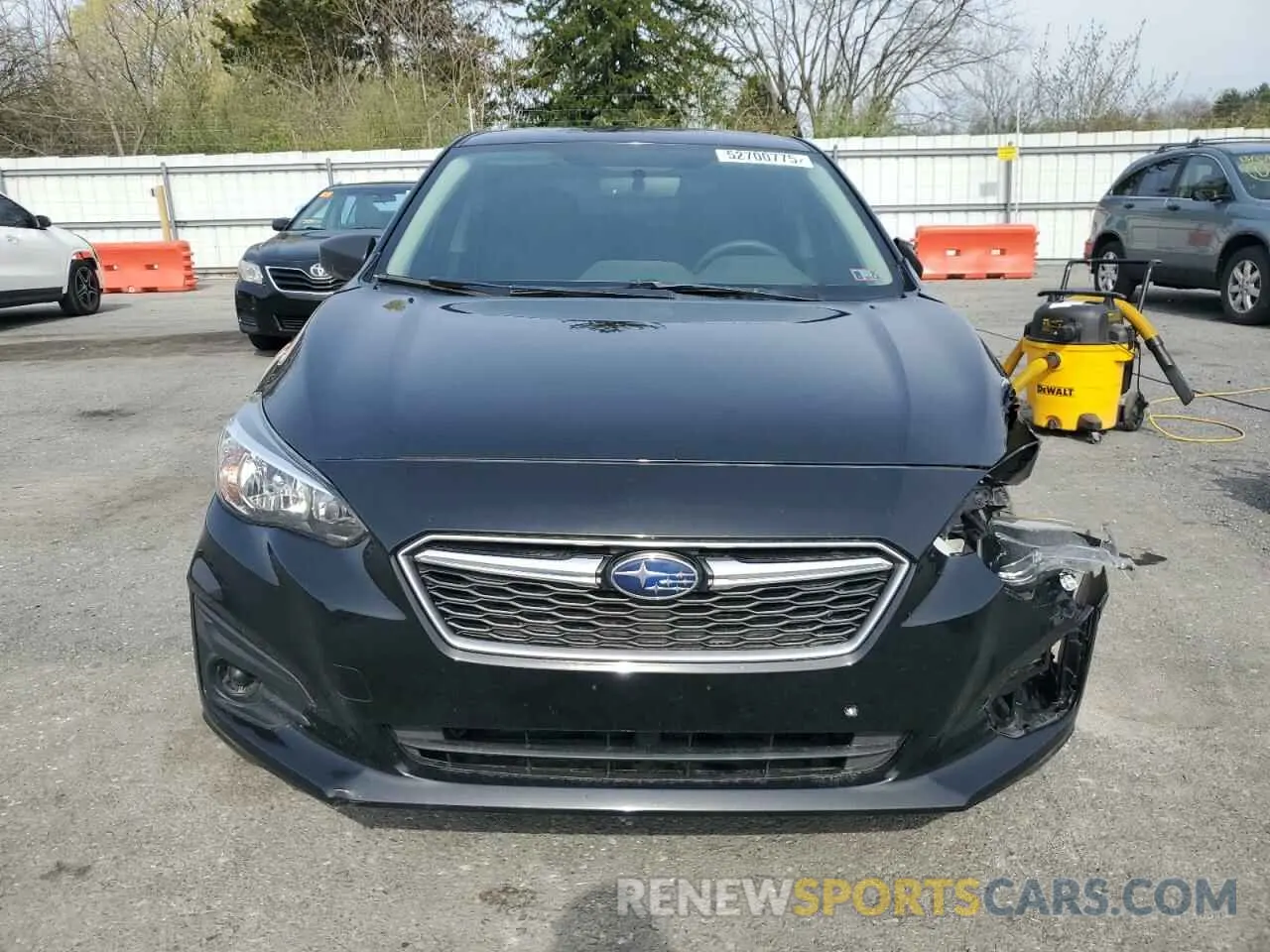 5 fotografías del automóvil dañado 4S3GTAA66K1751230 SUBARU IMPREZA 2019