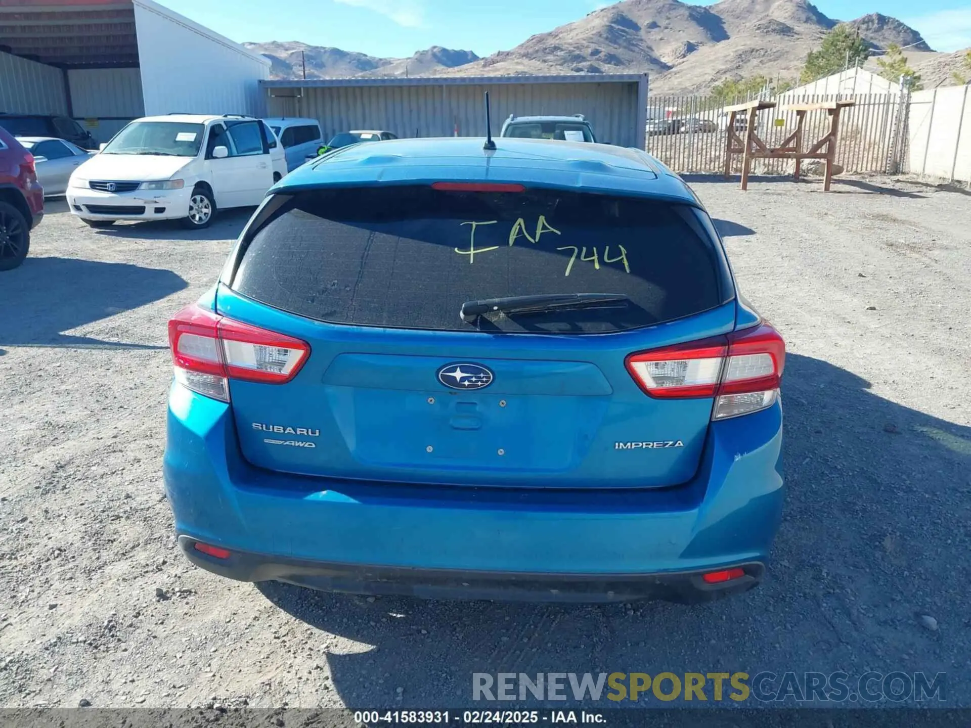 16 fotografías del automóvil dañado 4S3GTAA66K3703473 SUBARU IMPREZA 2019