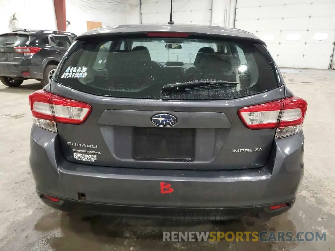 6 fotografías del automóvil dañado 4S3GTAA67K3716460 SUBARU IMPREZA 2019