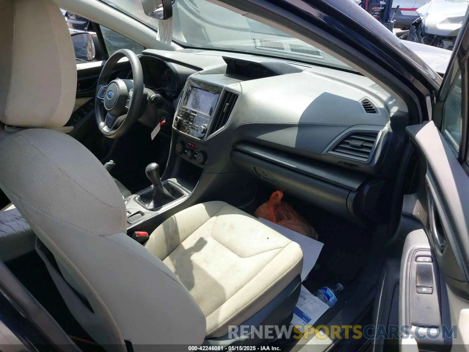 5 fotografías del automóvil dañado 4S3GTAA68K1726006 SUBARU IMPREZA 2019