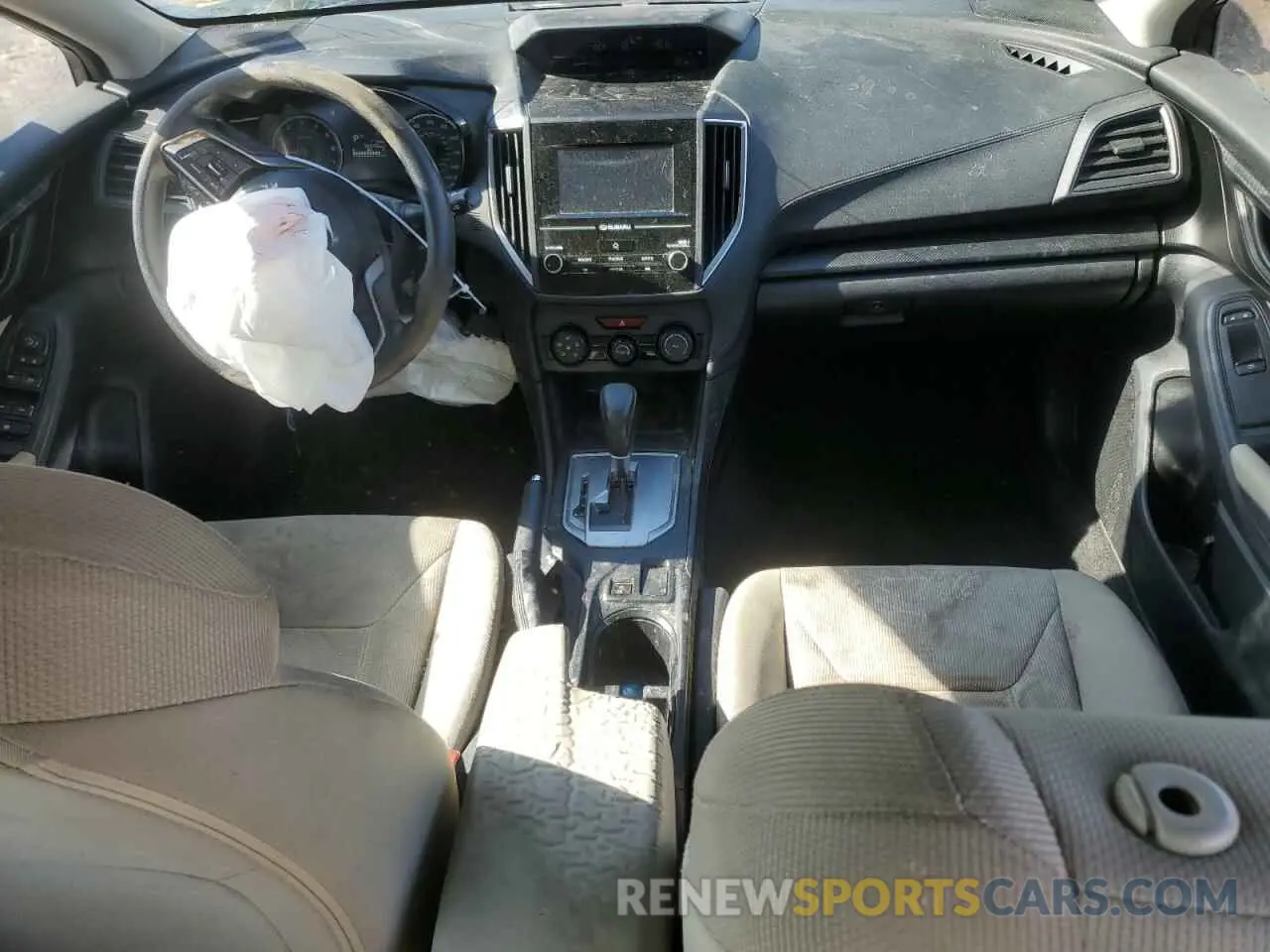 8 fotografías del automóvil dañado 4S3GTAA68K3754506 SUBARU IMPREZA 2019
