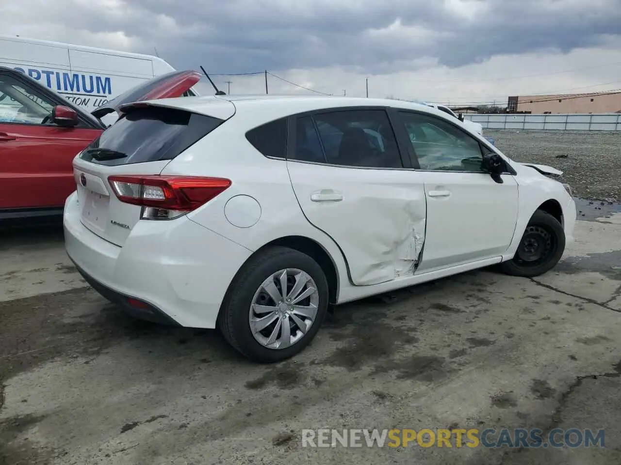 3 fotografías del automóvil dañado 4S3GTAA69K3712281 SUBARU IMPREZA 2019