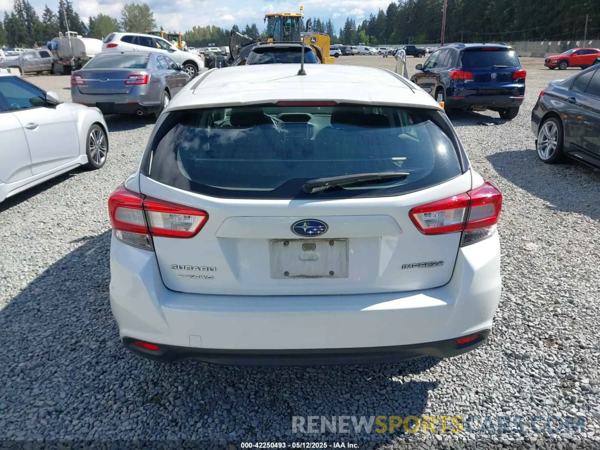 15 fotografías del automóvil dañado 4S3GTAA69K3719859 SUBARU IMPREZA 2019