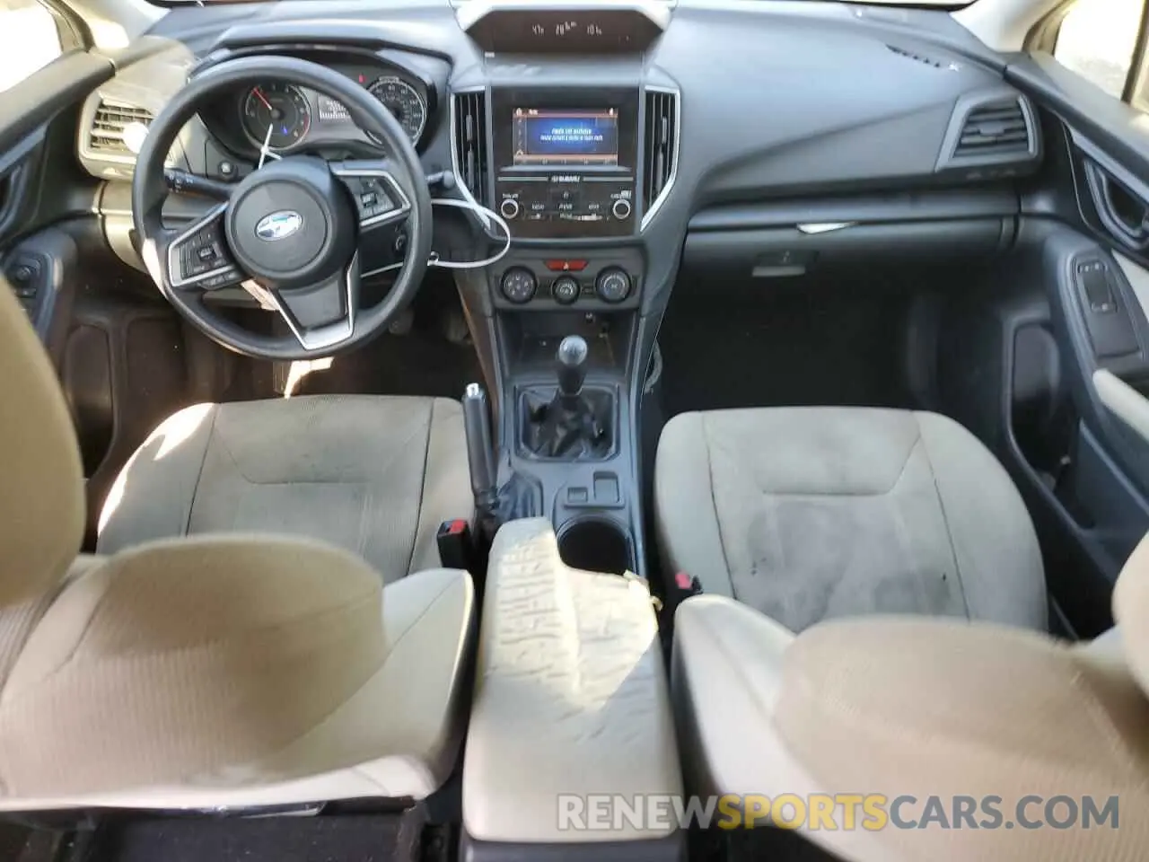 8 fotografías del automóvil dañado 4S3GTAA6XK1701026 SUBARU IMPREZA 2019