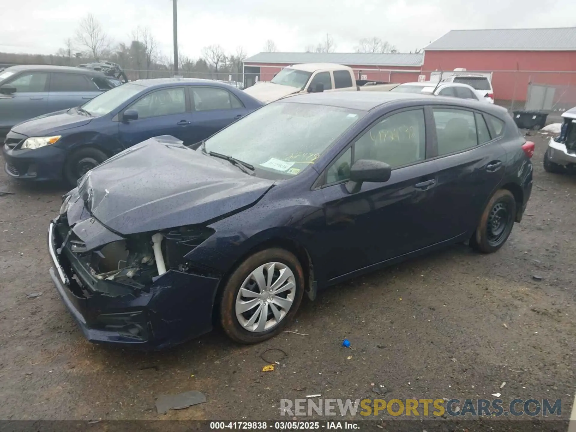 2 fotografías del automóvil dañado 4S3GTAA6XK3722978 SUBARU IMPREZA 2019