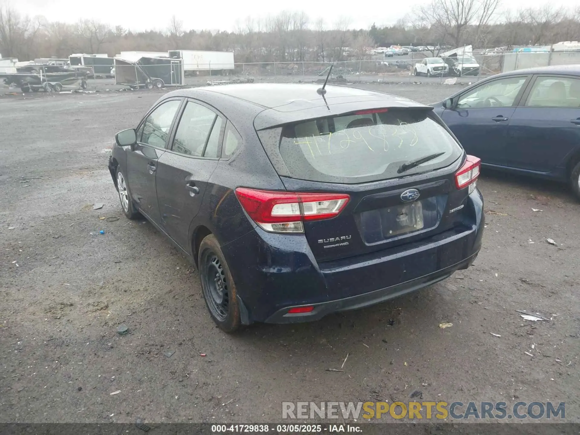 3 fotografías del automóvil dañado 4S3GTAA6XK3722978 SUBARU IMPREZA 2019