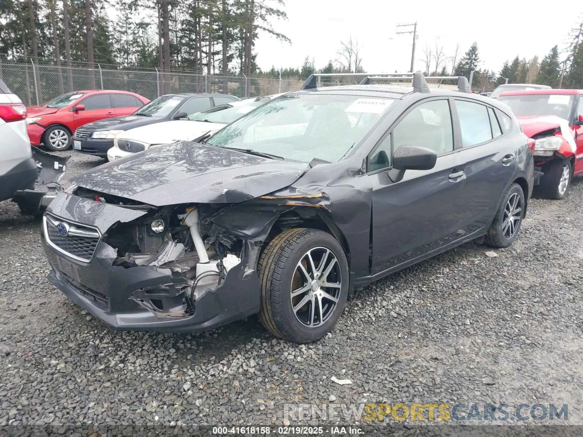 2 fotografías del automóvil dañado 4S3GTAB65K3743123 SUBARU IMPREZA 2019