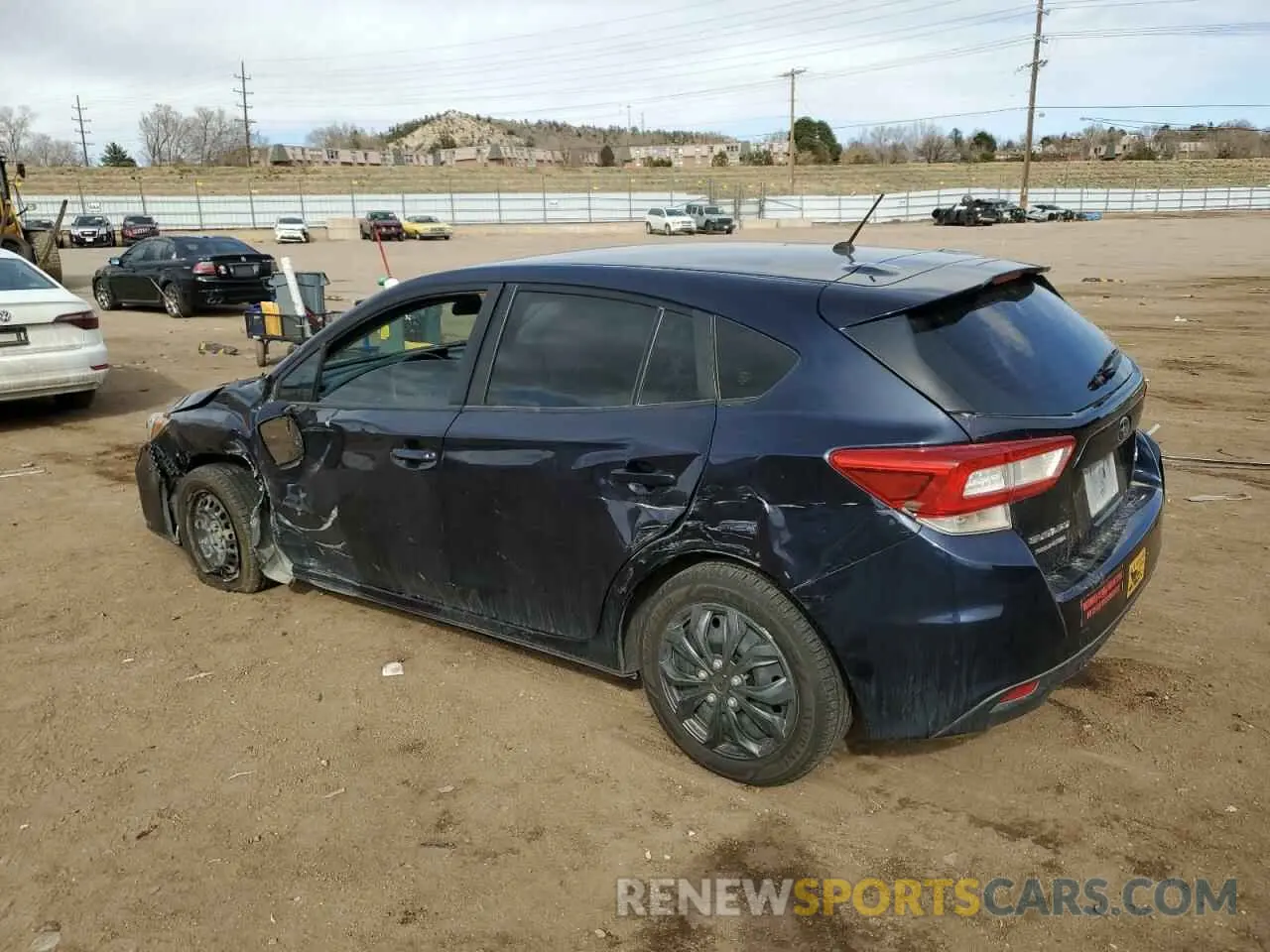 2 fotografías del automóvil dañado 4S3GTAB69K3760331 SUBARU IMPREZA 2019