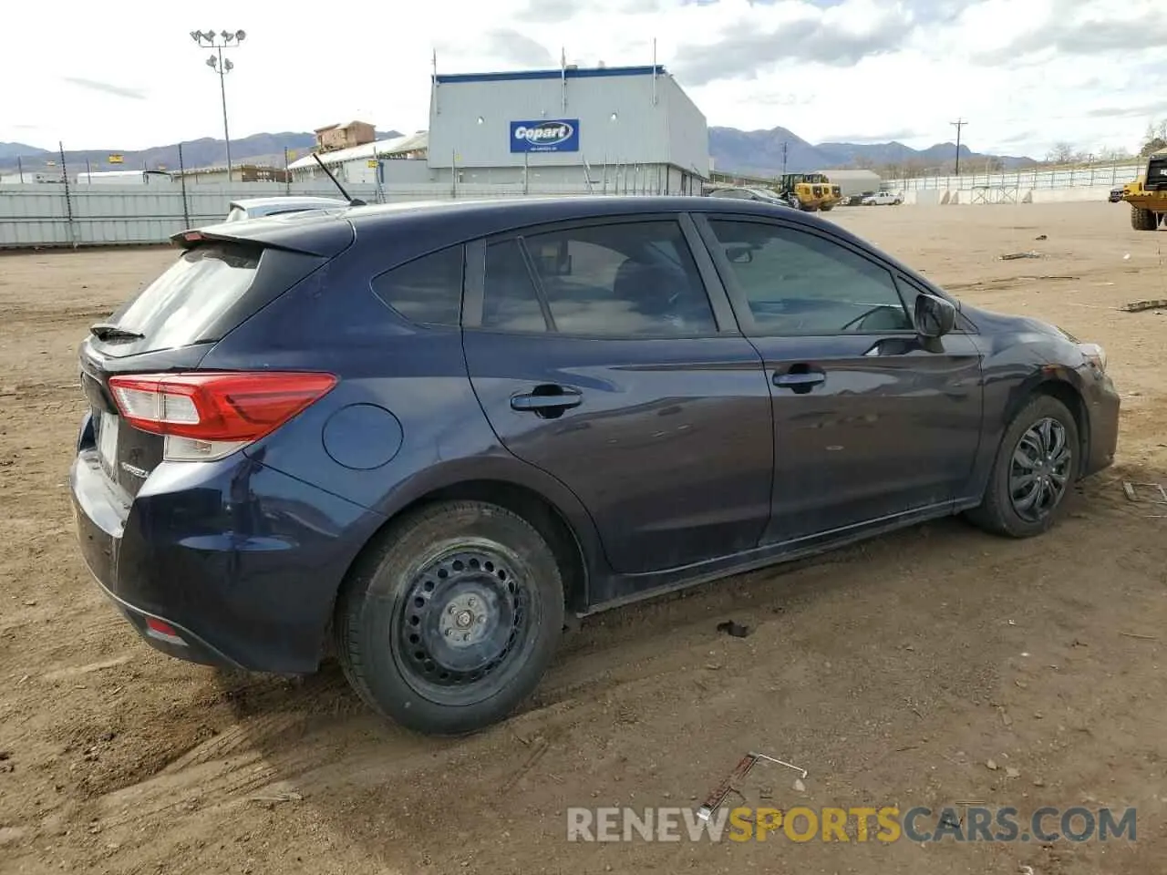 3 fotografías del automóvil dañado 4S3GTAB69K3760331 SUBARU IMPREZA 2019