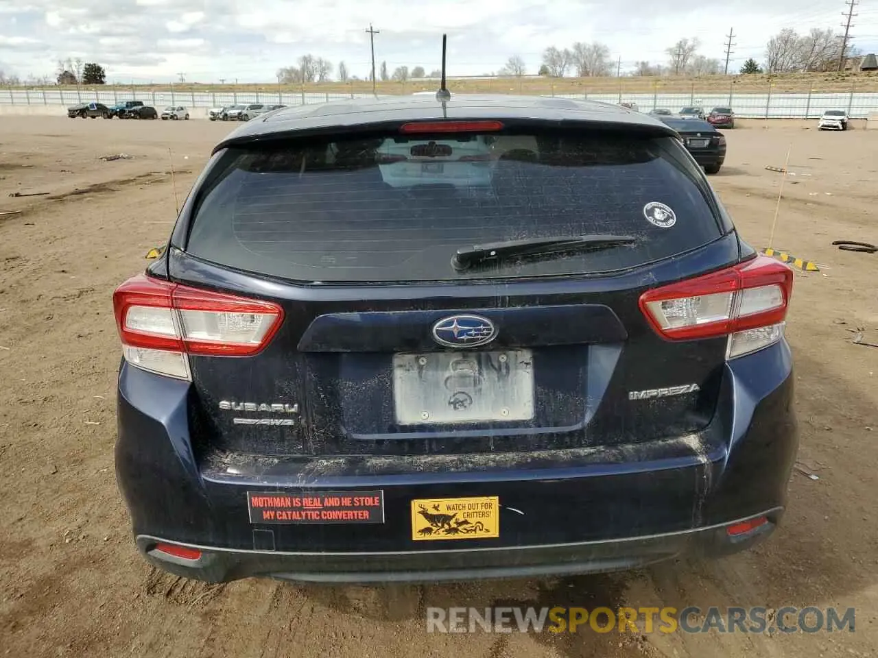 6 fotografías del automóvil dañado 4S3GTAB69K3760331 SUBARU IMPREZA 2019