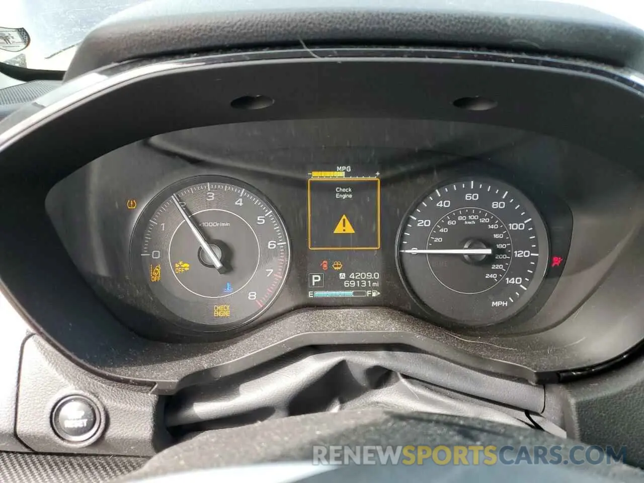 9 fotografías del automóvil dañado 4S3GTAB69K3760331 SUBARU IMPREZA 2019