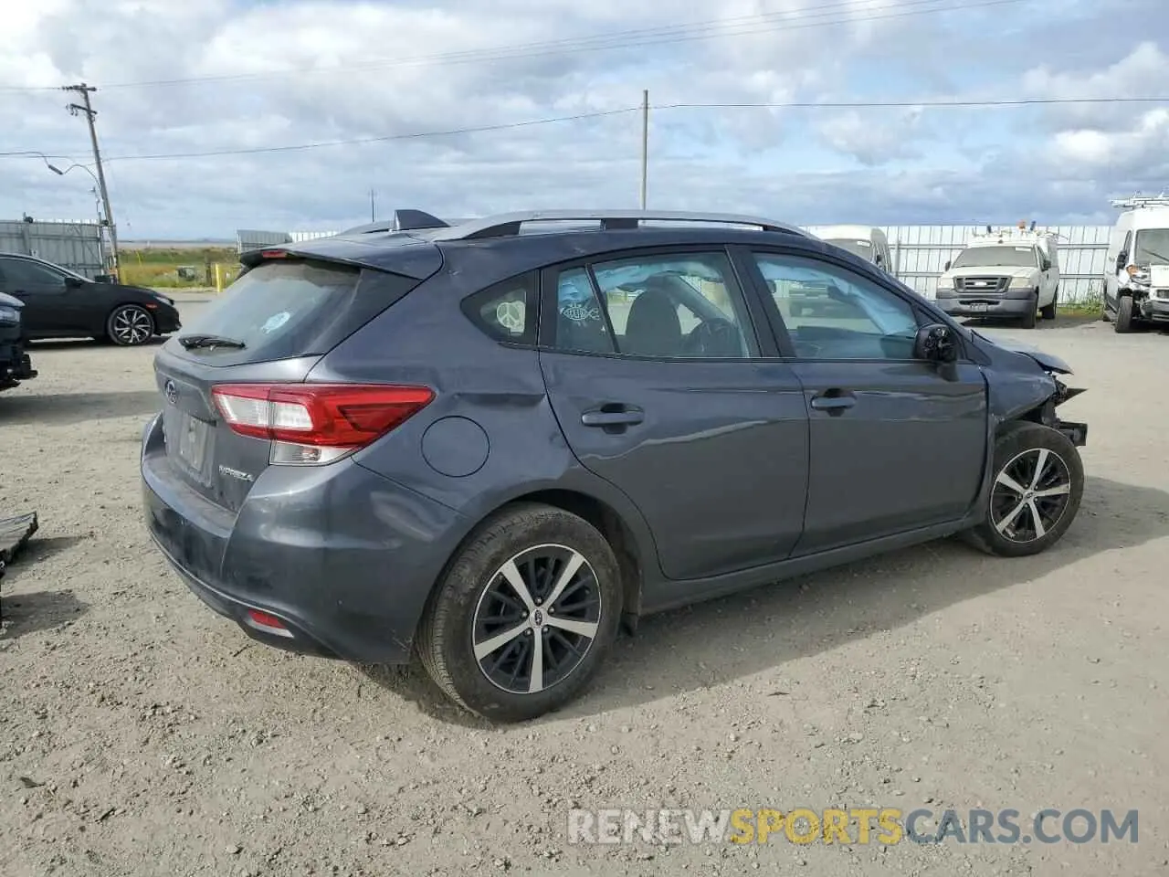 3 fotografías del automóvil dañado 4S3GTAC61K3716192 SUBARU IMPREZA 2019