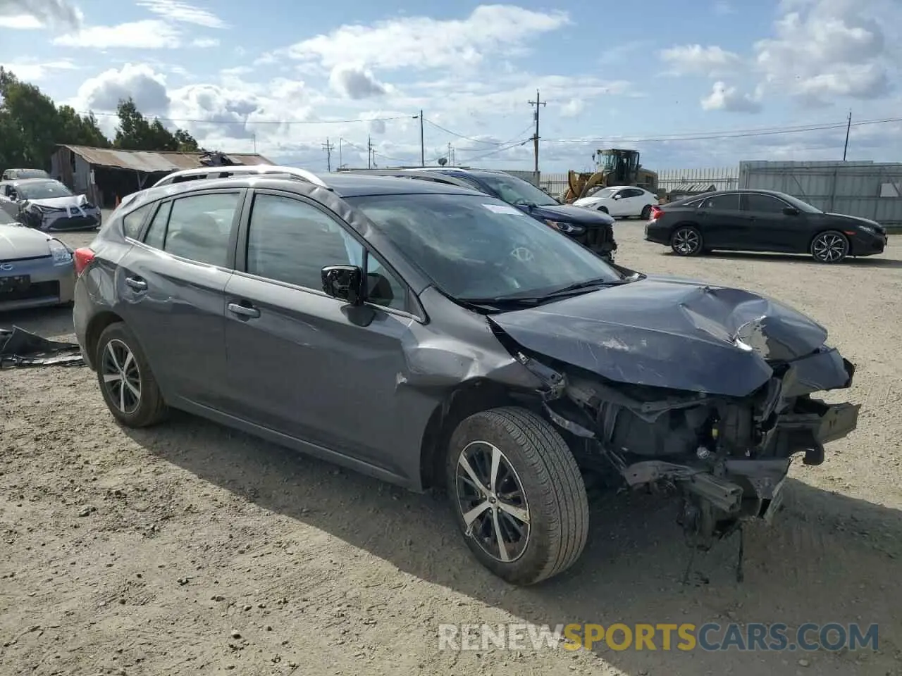 4 fotografías del automóvil dañado 4S3GTAC61K3716192 SUBARU IMPREZA 2019