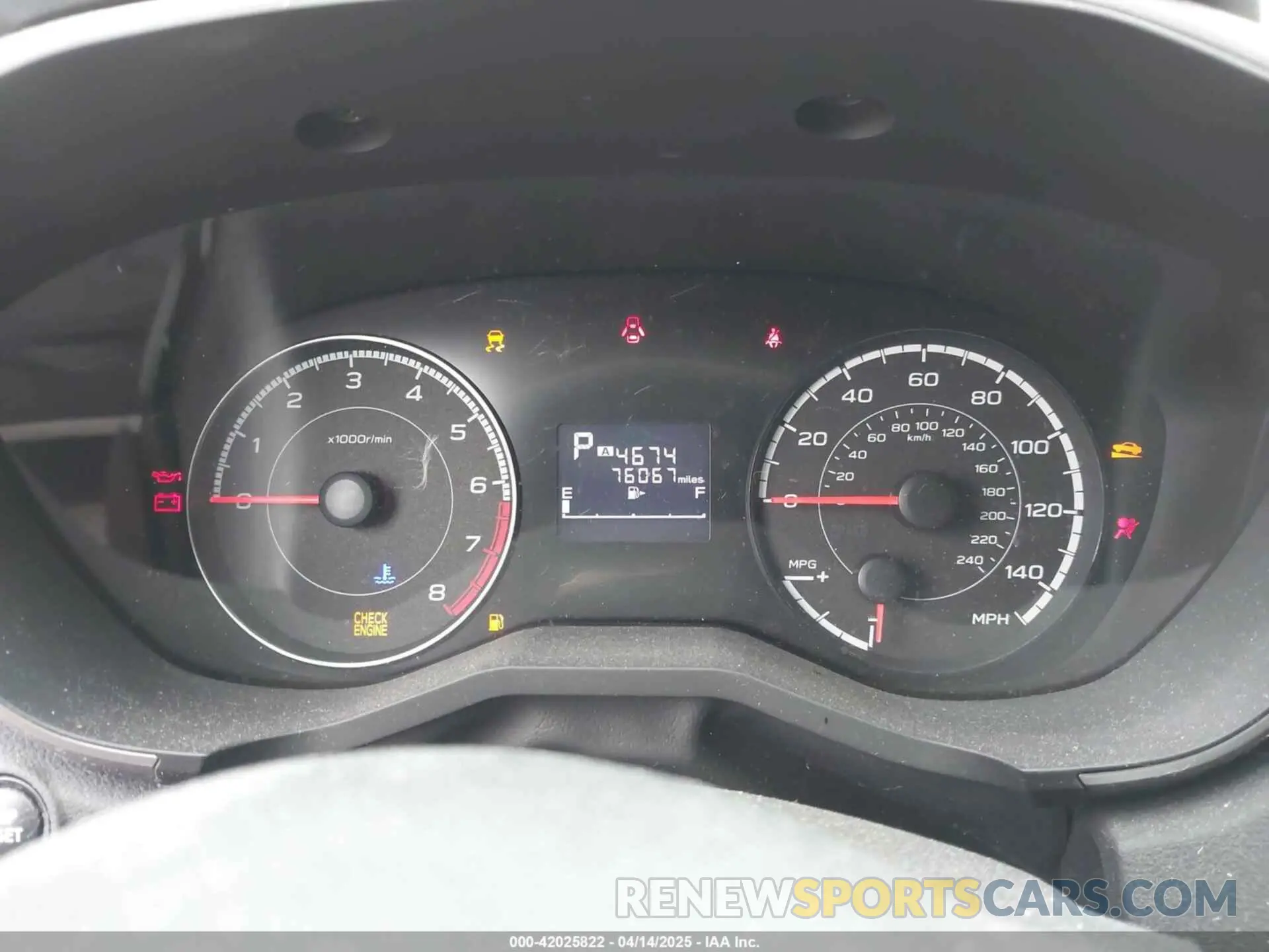 7 fotografías del automóvil dañado 4S3GTAC62K3704035 SUBARU IMPREZA 2019