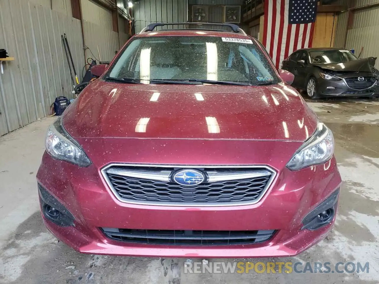 5 fotografías del automóvil dañado 4S3GTAC67K3722837 SUBARU IMPREZA 2019