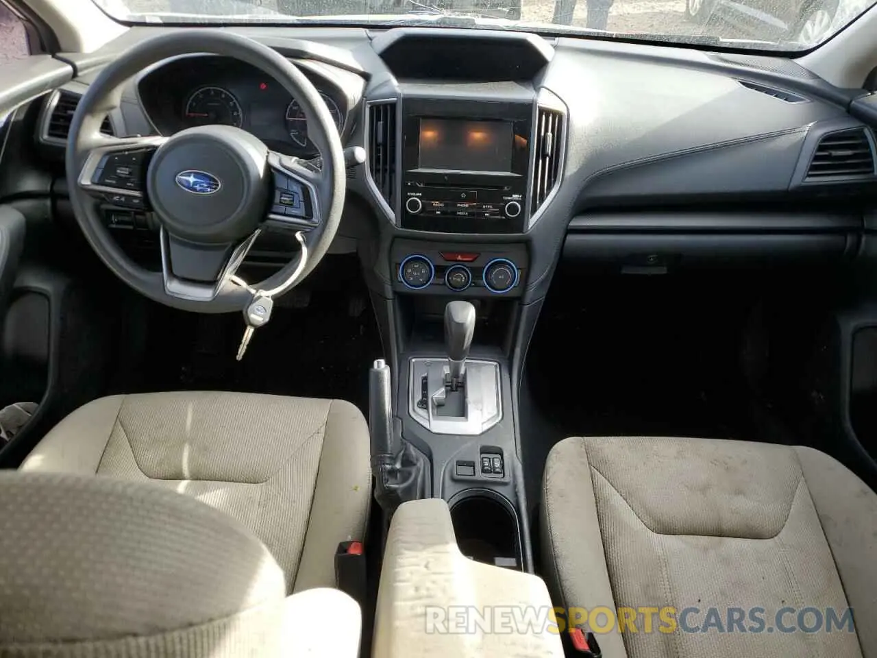 8 fotografías del automóvil dañado 4S3GTAC68K3721244 SUBARU IMPREZA 2019