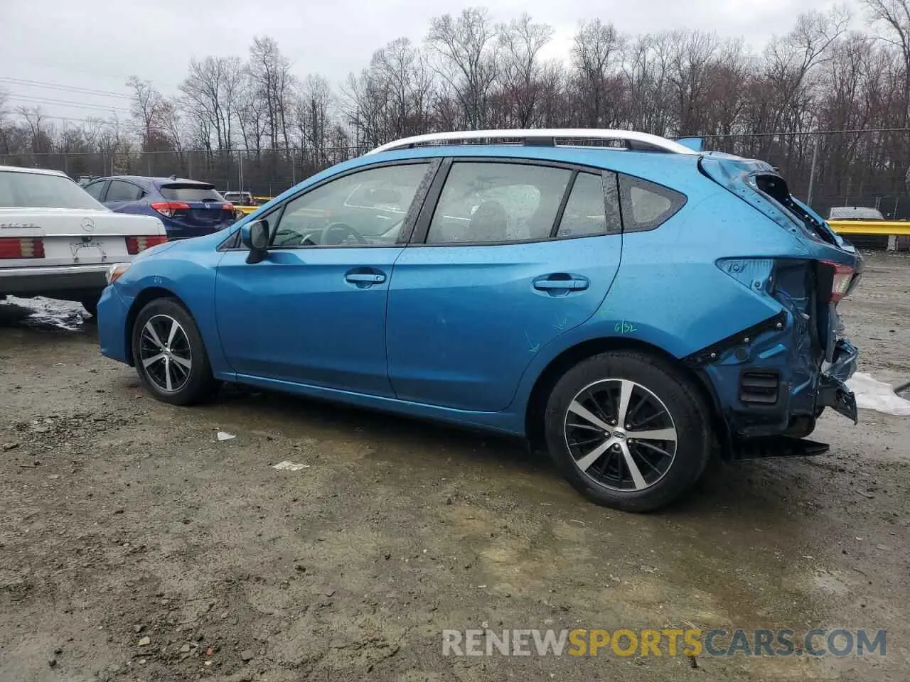 2 fotografías del automóvil dañado 4S3GTAC68K3724564 SUBARU IMPREZA 2019