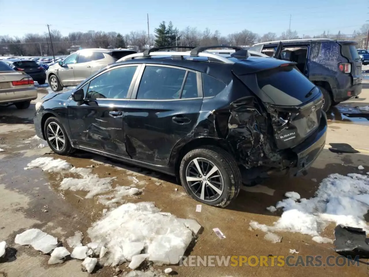 2 fotografías del automóvil dañado 4S3GTAC69K3730521 SUBARU IMPREZA 2019