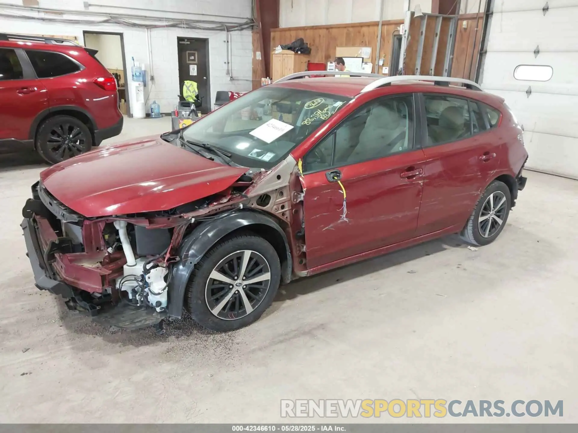 2 fotografías del automóvil dañado 4S3GTAC6XK3753208 SUBARU IMPREZA 2019