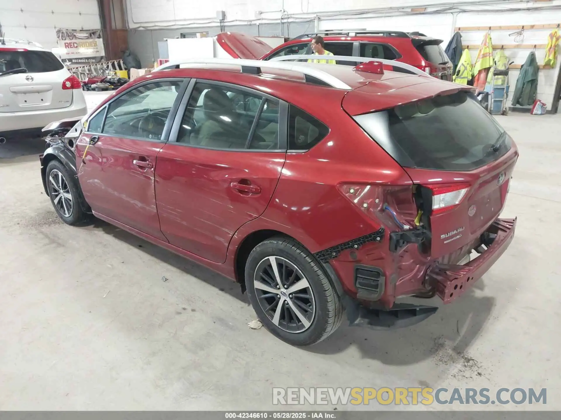 3 fotografías del automóvil dañado 4S3GTAC6XK3753208 SUBARU IMPREZA 2019