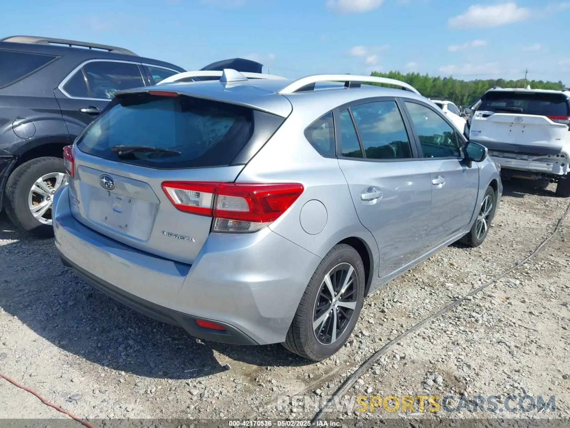 4 fotografías del automóvil dañado 4S3GTAC6XK3758439 SUBARU IMPREZA 2019