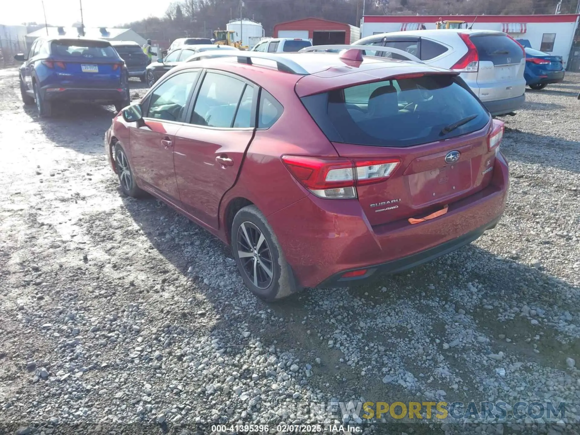 3 fotografías del automóvil dañado 4S3GTAD62K3714059 SUBARU IMPREZA 2019
